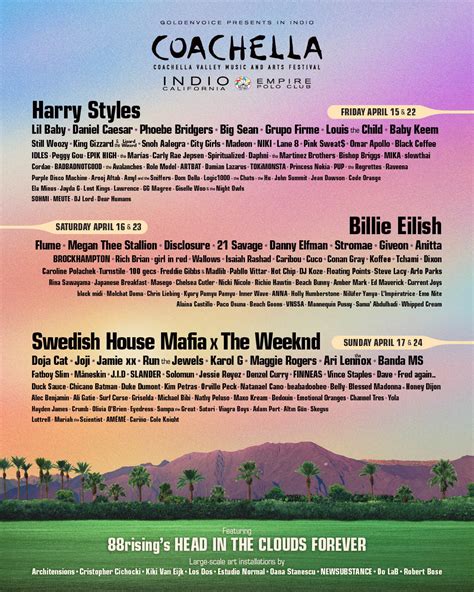 Coachella 2023 line up. Things To Know About Coachella 2023 line up. 